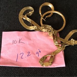 10k Yellow Gold scrap and 14 k Yellow Gold Ring